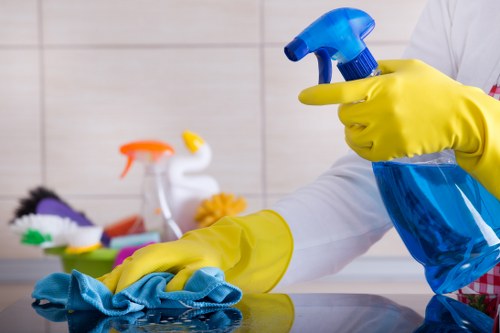 Airbnb cleaner preparing a guest-ready apartment in Paddington