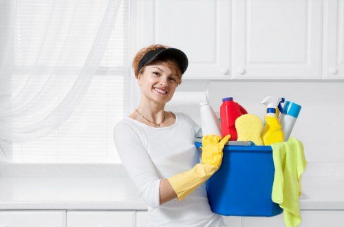 Cleaning team preparing a property near Paddington Station